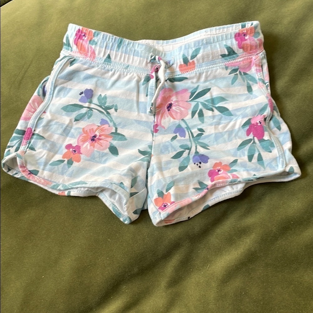 Rumi + Ryder Tropical Floral Shorts Size 6-7
